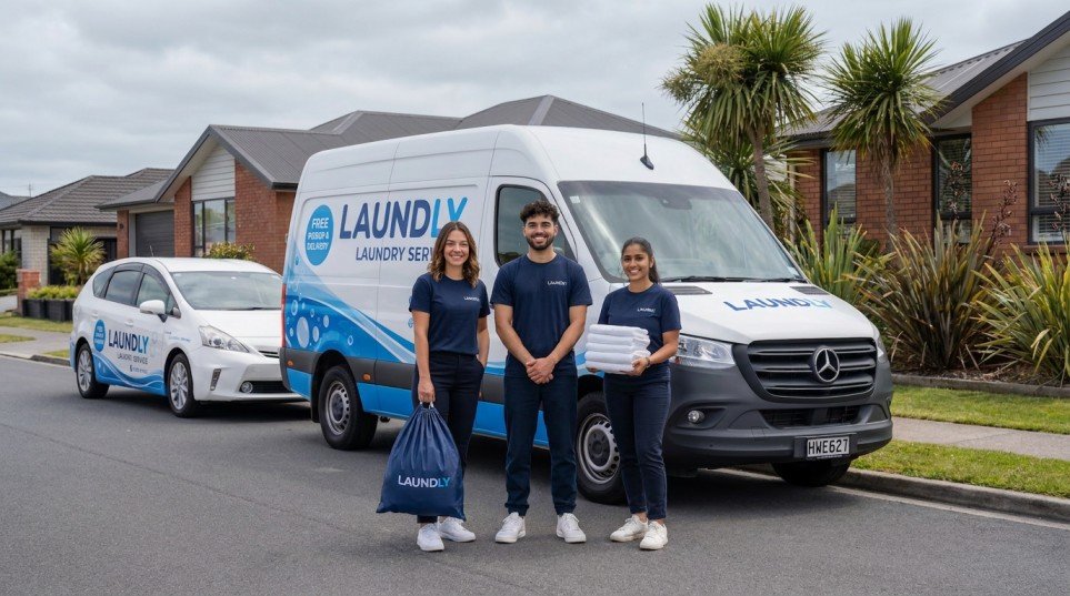LAUNDLY Laundry service Free pickup and delivery commercial and residential